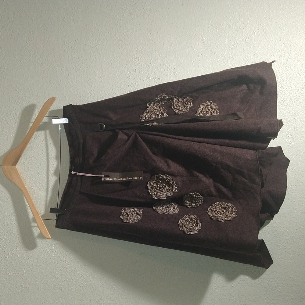 Hazel Hazel Hazel Haze Anthropologie Wool Blend Skirt size M